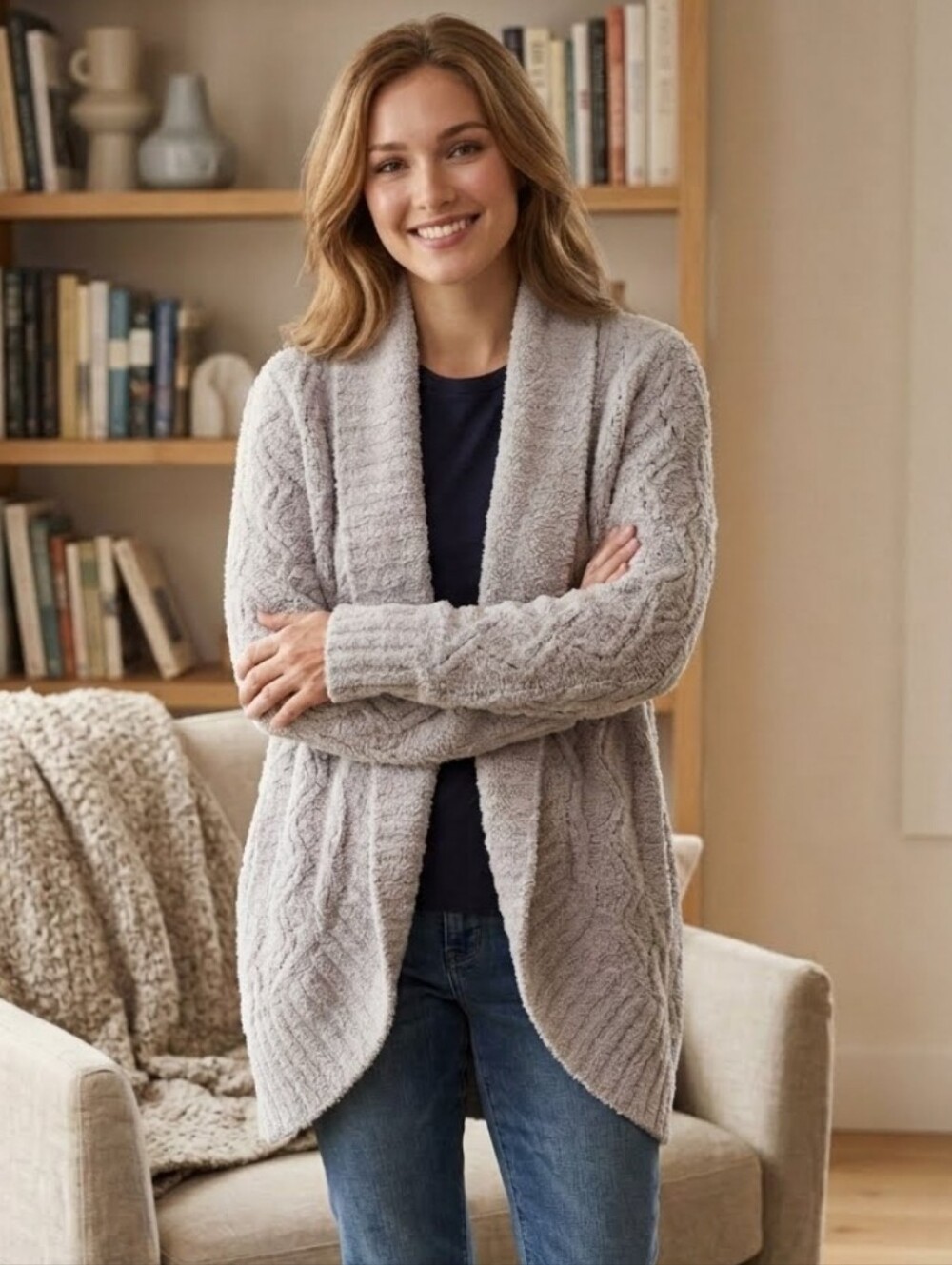 Barefoot DREAMS Cocoon Cable Cardigan